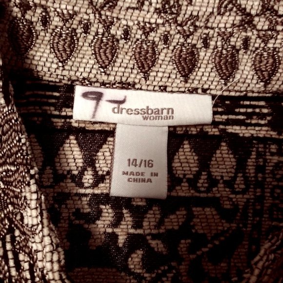 Vintage Jacket, Dressbarn Woman, Dressy Jacket, Size 14/16 Jacket, Plus Size - Picture 13 of 16